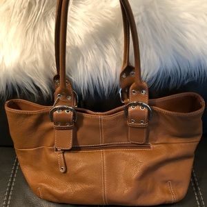 TIGNANELLO Chocolate Leather Handbag